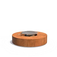 Ronde vuurtafel + RVS grillrooster Ø125x28 cm. CorTen ~