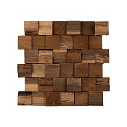 Wood panels 06 5x5 30x30x2,5 cm. ~