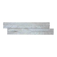 Stone panels 02 white quartz 15x55 cm. ~