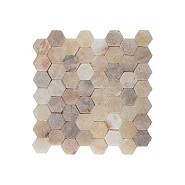 Parquet hexagon small onyx/sunset 30x30 cm. ~