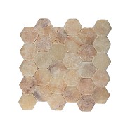 Parquet hexagon onyx /sunset 30x30 cm. ~