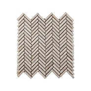 Parquet Fishbone 1x4.8 cream 30x30 cm. ~