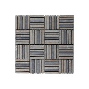 Parquet Split 1x7.3 light grey 30x30 cm. ~