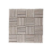 Parquet Split 1x7.3 cream 30x30 cm. ~