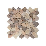 Mosaic regular mix onyx/sunset brown 30x30 cm. ~
