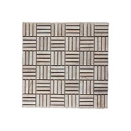 Parquet Split 1x4.8 cream 30x30 cm. ~
