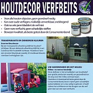 Hermadix Houtdecor 660 TRANSPARANT GRIJS 750ML ~