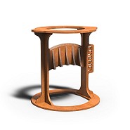 CorTen houtklover ø32,5x34 cm. ~