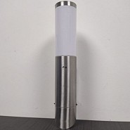 RVS wandlamp 230 Volt halogeen combi spaarlamp OP=OP