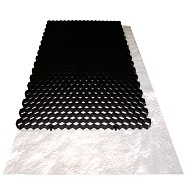 Trudigravel + doek 70 gr/m² zwart 120 x 80 x 3 cm ~