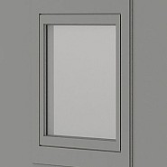 Draaikiepraam CN rechts donkergrijs metallic ~