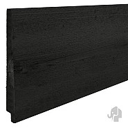 Naaldhout Thermo PEFC rabat zweeds 12/26x175(190)mm zichtzijde fijnbezaagd [zwart] ~