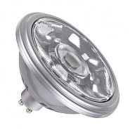 QPAR111 GU10 led zilver 12,5W 3000K CRI90 10° ~
