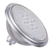 QPAR111 GU10 led zilver, 7W, 4000K , CRI90 40° (uitlopend 2025) ~