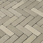 VanDerSanden WF80 geb Fossano Antica getrommeld grijs genuanceerd ~