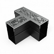 Gardendrain RVS-Inox Falcon Line T-Section 6,5/10 cm. ~