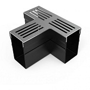 Gardendrain RVS-Inox T-Section 6,5/10 cm. ~
