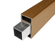 Brise soleil stabiliseringslijst L385 cm. aluminium 30x30x2 mm. (verpakt per 4) ~