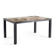Briga Dining Table Dekton Top Khalo Charcoal Frame 280x100 cm. ~