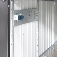 Electro-montagepaneel MiniGarage L, Inclusief 2 schapstaanders ~