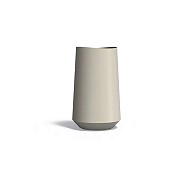 Aluminium ronde bloembak met vloeiende lijnen