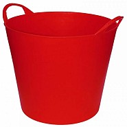 Kuip rood flexibel 20 liter ~
