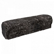 Block Wall Black getrommeld 60x15x14 cm. ~