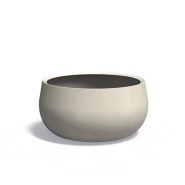 Komvormige bolle polyester bloembak