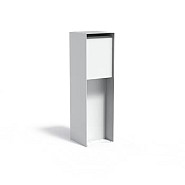 Staande brievenbus Flyn aluminium 115x35x35 cm. ~