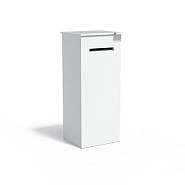 Staande brievenbus Case aluminium 120x50x40 cm. ~