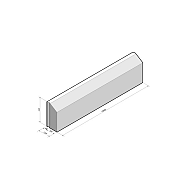 Rijwielpadband 4/12x25 grijs ~