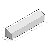 Rijwielpadband 5/20x20 grijs ~