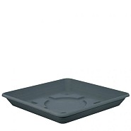 Onderzetter Nora 25x25cm antraciet ~