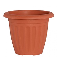 Bloempot Azteki d40cm terracotta ~