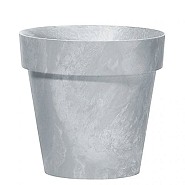 Cube pot ø 30 H.26,6 concrete ~