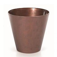 Tubus pot corten ø30 H.28 cm ~