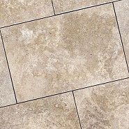 Travertino Autum Honed Antique Romaans Verband (Kist 15,84 m²) ~