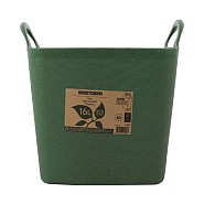 Flexibele kuip postconsumer recycled vierkant 16 liter groen ~