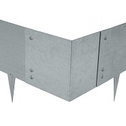 Multi-Edge Metal hoekstuk verzinkt 7,5x7,5 cm. ~