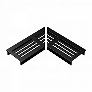 Design Drain Black Line Straight rooster L-hoek ~