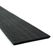 Recy-Board borderrand 14x1x120 cm - zwart (5 stuks) ~