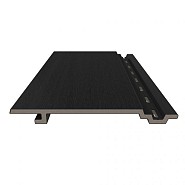 NTW HKC wand vlak 1,9x18,8x400 cm. (wb 153 mm) Ebony zwart ~