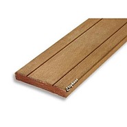 Bangkirai schutitngplank met V-groef 1,6x14,5 cm