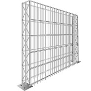 Baugone Fix 103x125x15 cm. Met Voetplaat ~