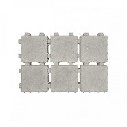 Ongetrommelde klinker velling 20x20x8 Grijs waterpasserend - Benor ~