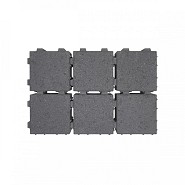 Kleine voeg ongetrommelde velling 20x20x8 Zwart Waterpass ~