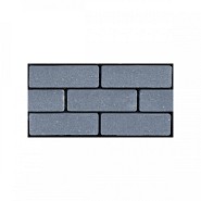 Klinker ongetrommeld waalformaat 20x6.5x8 cm Arduinblauw waterpasserend ~