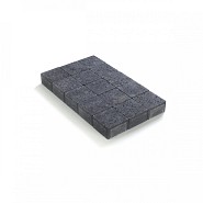 Kassei in-Line Trommeling15x15x8 Zwart - Benor ~