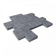 In-Line wildverband 15x15-15x22.5-22.5x30x6 Zwart ~