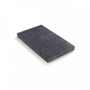 Ongetrommelde klinker velling 15x15x6 Zwart ~